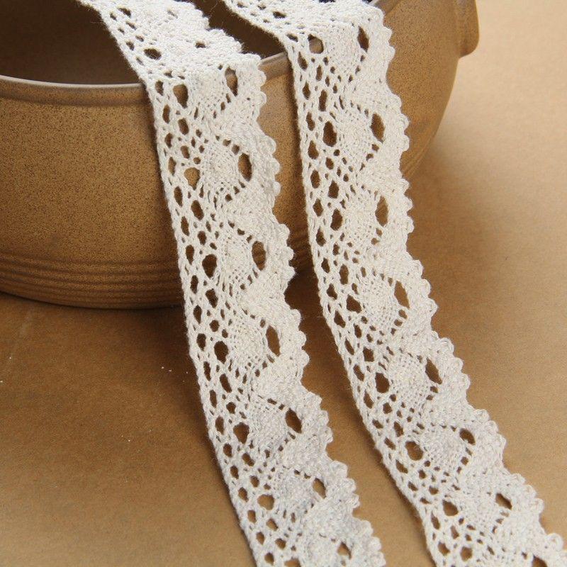 New Lace Accessories Decorative Handmade DIY Material Pack Embroidery Cotton Sewing Lace Belt Apparel Sewing Supplies