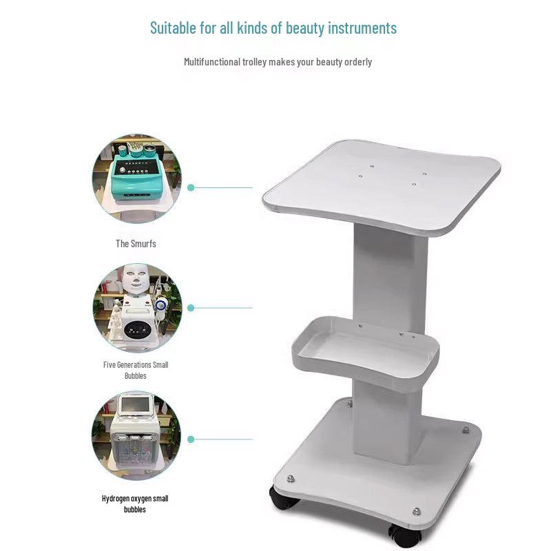 

Portable Beauty Salon Cart - Mobile Desktop Tool Organizer Desktop
