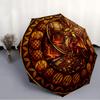 Golden Dragon Treasure pattern umbrella, portable and foldable design, 8 ribs, a casual accessory for Halloween, Christmas, and birthday gifts.