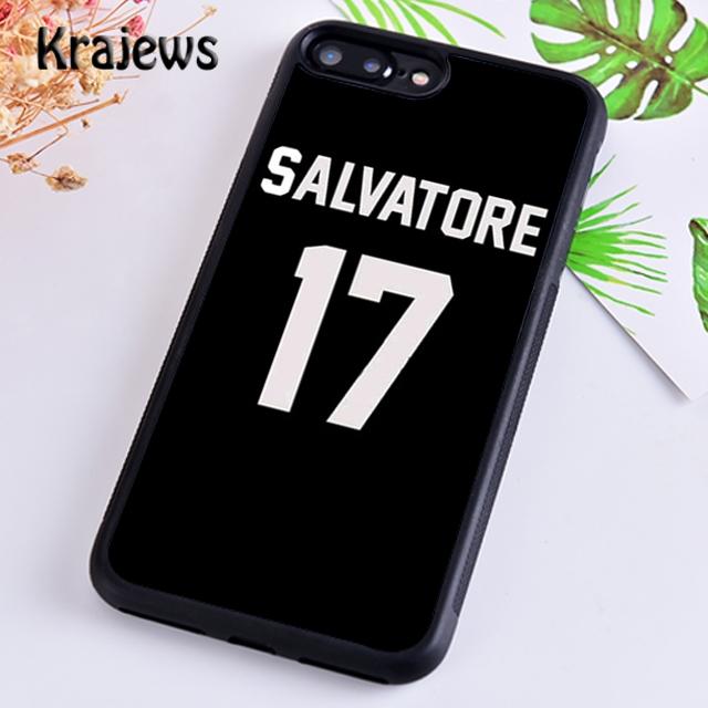 Krajews The Vampire Diaries Phone Case Cover For iPhone 17 Air 16 15 14 Plus 12 13 Pro Max Coque Shell Fundas