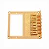Guitar Bridge Plate with Saddles Adjustable Hardware Long-Lasting for Luthier