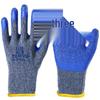 Coarse Yarn Latex Anti-Slip Gloves #360-5: Wear-Resistant, Wrinkle-Resistant, for Handling, Loading, and Unloading Tasks