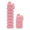750ML Durable Silicone Folding Water Bottle Lightweight Folding Water Bottle BPA Free Sports Folding Bottle for Outdoor