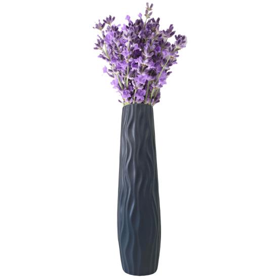 Large Floor Vase Tall Decorative Vase Textured Shatterproof Floor Standing Vase for Home Living Room Study Decor