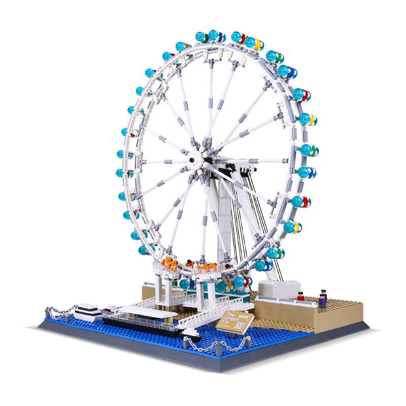 Wange Micro Blocks Ferris Wheel Devil's Eye Building Toy, Compatible with Lego