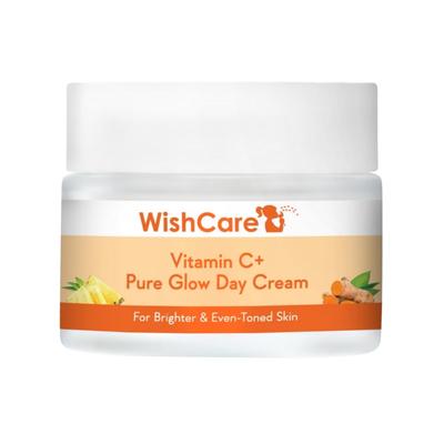 WishCare Pure Glow Vitamin C Face Cream 50 Gm Pack For Bright Skin And Pigmentation Care