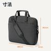 Amazon Basics 15.6-Inch Laptop Bag, Water-Resistant Shoulder Briefcase for Business, Travel, and Commute, Black