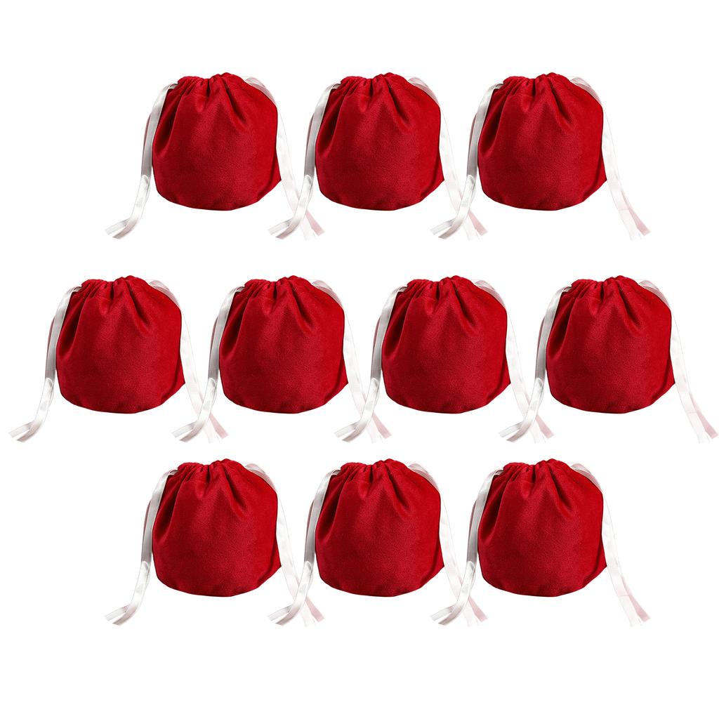 10 Pcs Pumpkin Gift Bags Little Hallowee Gift Bags With Drawstring Thanksgiving Pumpkin Candy Bags For Gift Goodies Candy Snacks