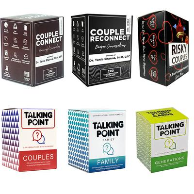 Česká verze Talking Point Series Romantická rande pro pár Game Challenge Q&A Intimní hra