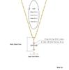Trendy 925 Silver Cross Zircon Pendant Necklace - European & American Hip-hop Style