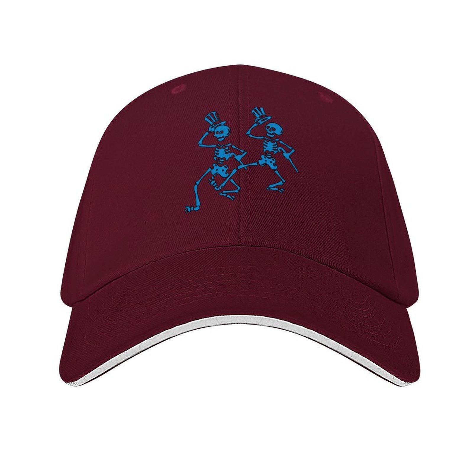 

skele sam blue Baseball Cap Luxury Cap winter hats for Unisex Sunscreen hiking hat Womens Hats For The Sun Unisexs