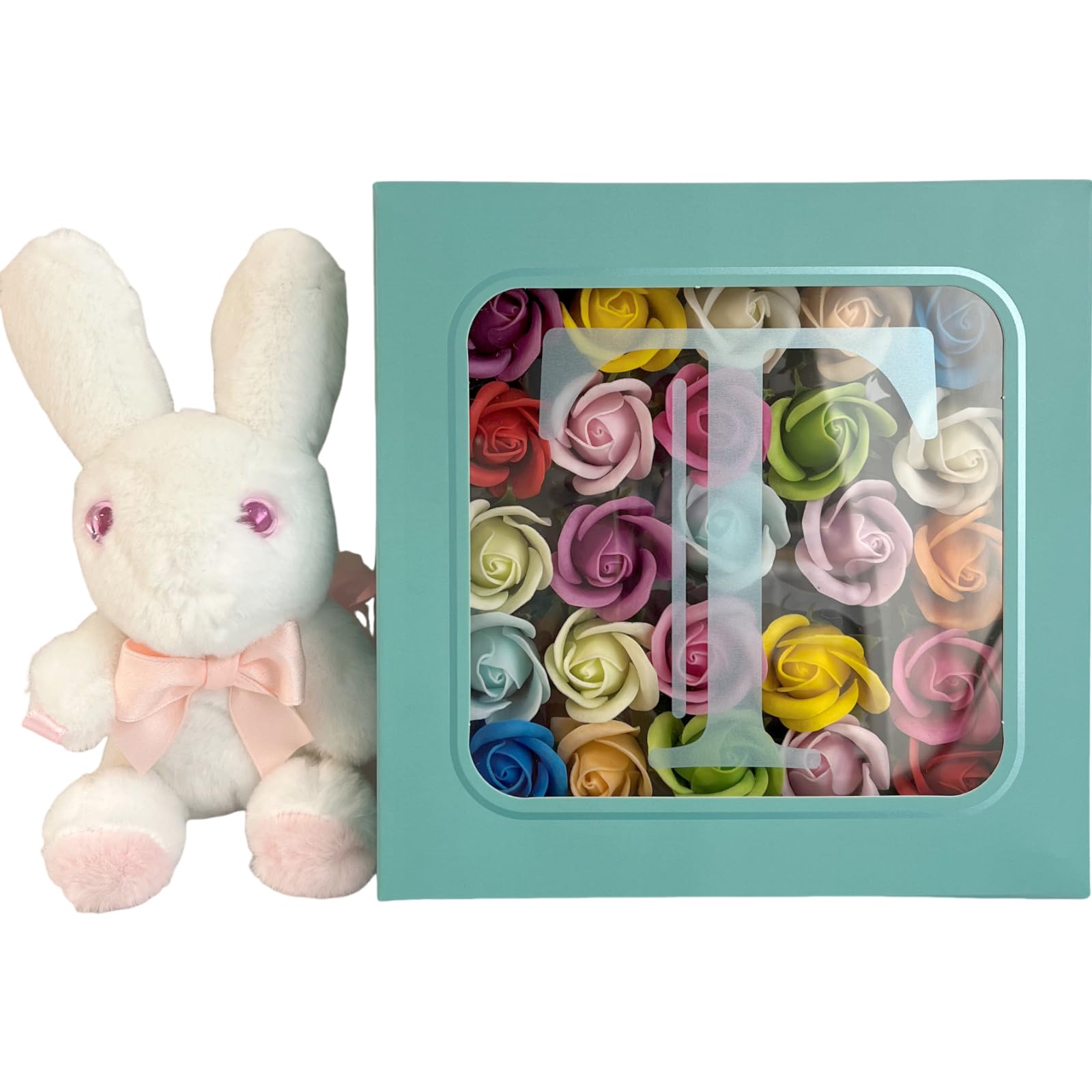 

Soap Flower Bath Bomb Bath Fragrance Bath Petal Thanks Box Fresh Rabbit White Gift Set Present Box Plush Toy Christmas 838033 Q-FLA
