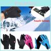Unisex Winter Touch Screen Gloves With Skidproof Palm And Adjustable Zipper Design