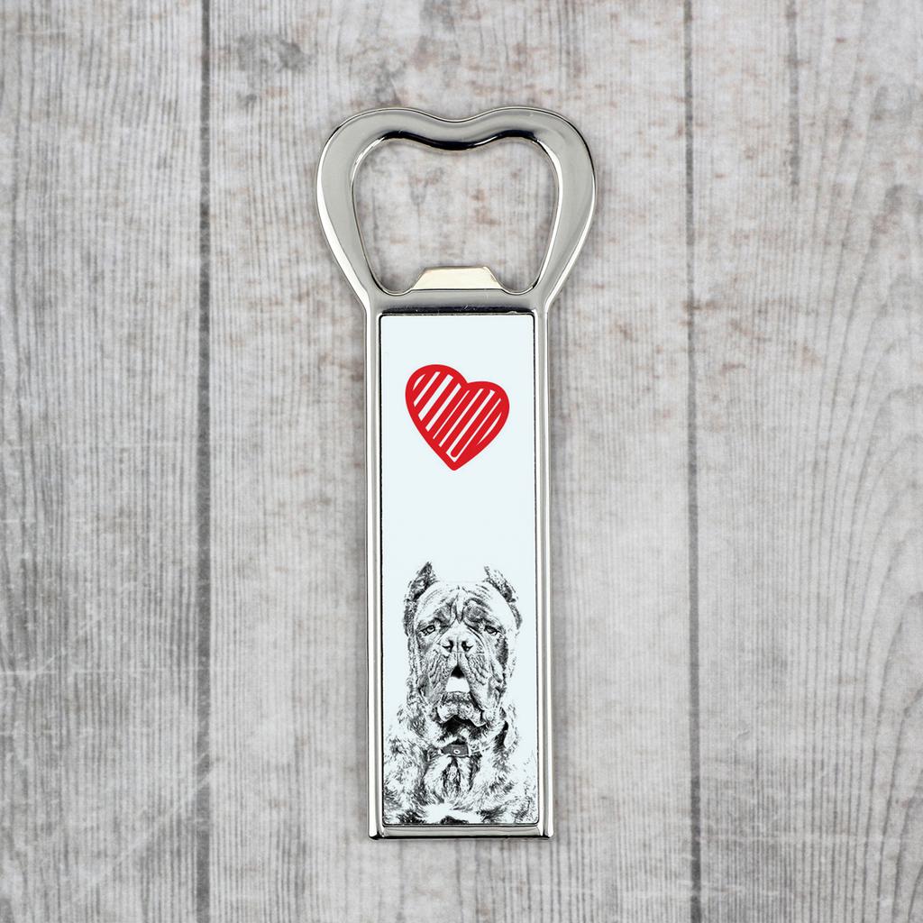 Cane Corso Italiano - Otwieracz Do Butelek Z Psem, Personalizowany Otwieracz Na Lodówkę, Wyjątkowy Upominek Dla Mężczyzny Marki Art-Dog