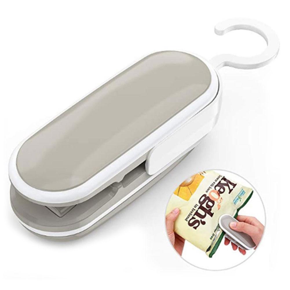 Mini Bag Sealer Household Snack Bag Sealer with Hook Handheld Sealer for Plastic Bags Storage Food Snack Cookies Fresh China Mainland