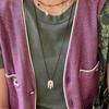 2026 New Arrival Long Adjustable Wax Rope Sweater Chain Chokers For Women Metallic Bird With Wings Pendant Necklaces
