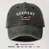 1pc Unisex Trend German Alphabet Themed Letter Printed  Duckbill Cap Spring and Summer Casual Outdoor Fashionable Casual  Cap