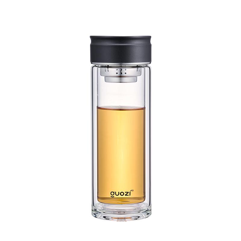 GUOZI Double-Layer Tea Infuser Glass Cup