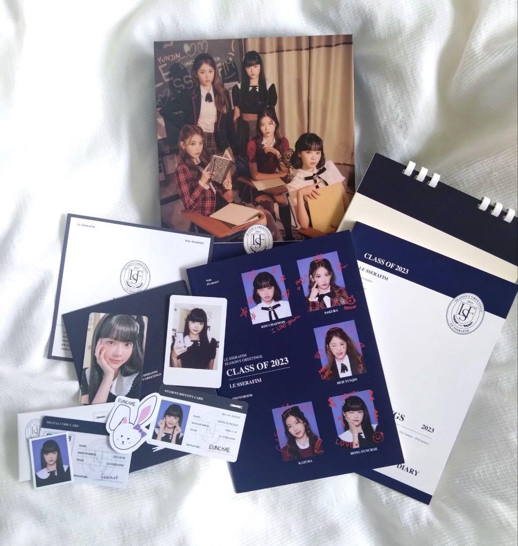 

[USED] LE SSERAFIM 2023 Seagreen Trading Card