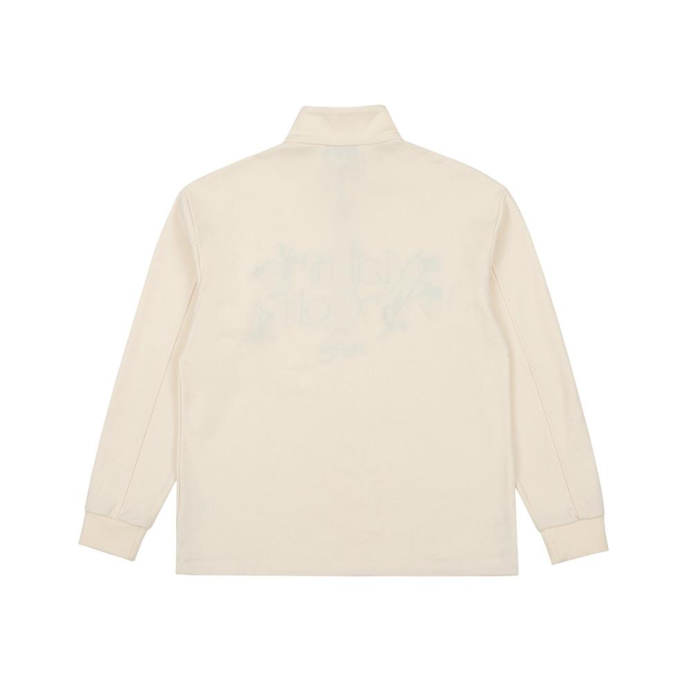 MARTINE GOLF Half Zip-Up Sweat Shirts_Ivory (Men)
