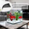 Shrimp Breeding Cave 2-Piece Tank Fish Habitat Shrimp Breeding Cave 180 Degree Viewing Shelter Tank Decor For Cherry Dwarf