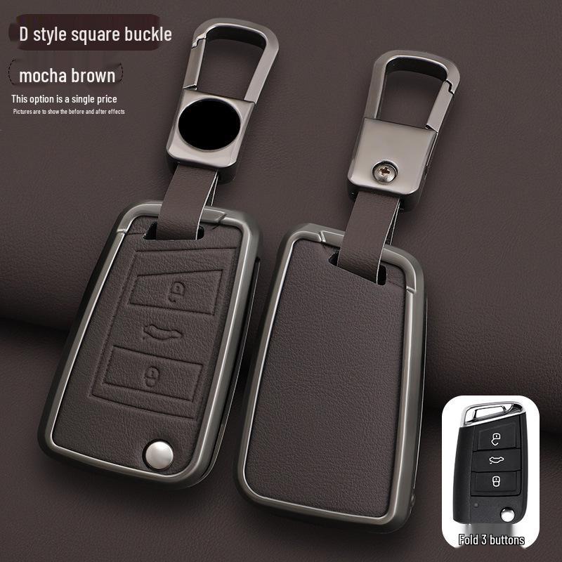 Volkswagen Key Cover Set for Lamando, Tiguan L, Golf 7, Tayron, T-Roc, Tharu, Teramont, Lavida, and Sagitar