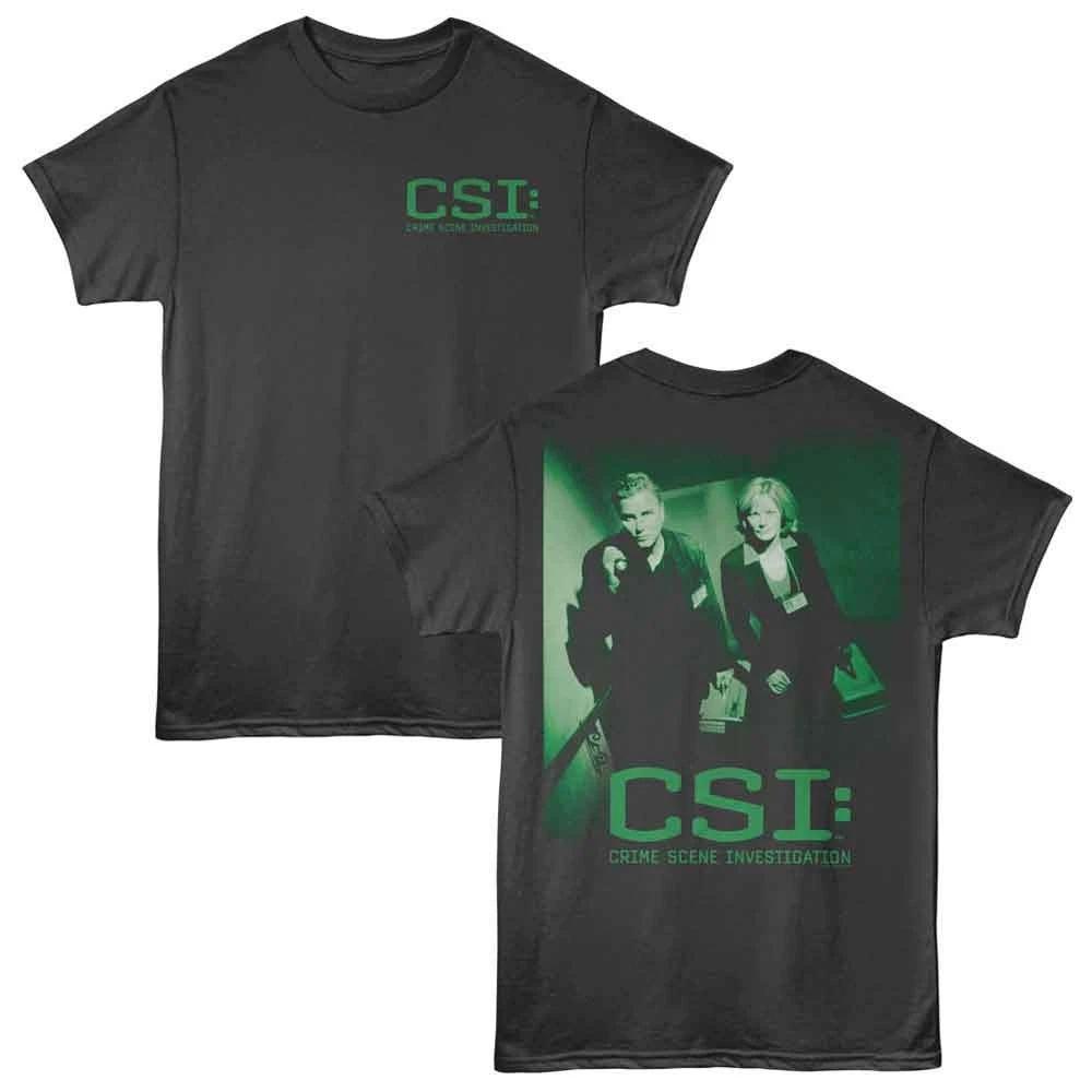 CSI - Grisson And Willows - 2-Sided Print Smoke Short Sleeve Children s T-shirt 160