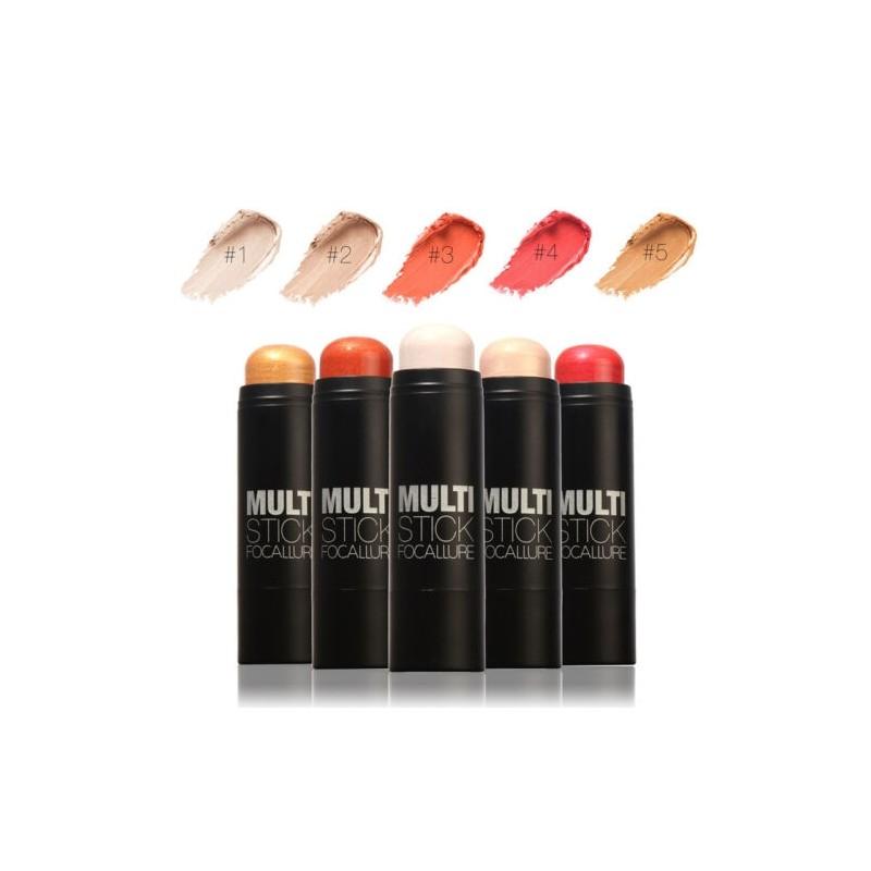 Focallure Stick Face Blushes Bronzer Highlighter Shimmer Makeup Blusher For Flawless Radiance
