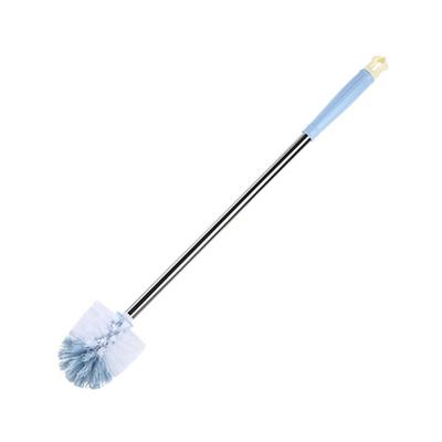 Cepillo para Limpiar el Inodoro Mango Largo de Acero Inoxidable Cepillo Sanitario para Taza del Inodoro Limpiador de Baño para el Hogar