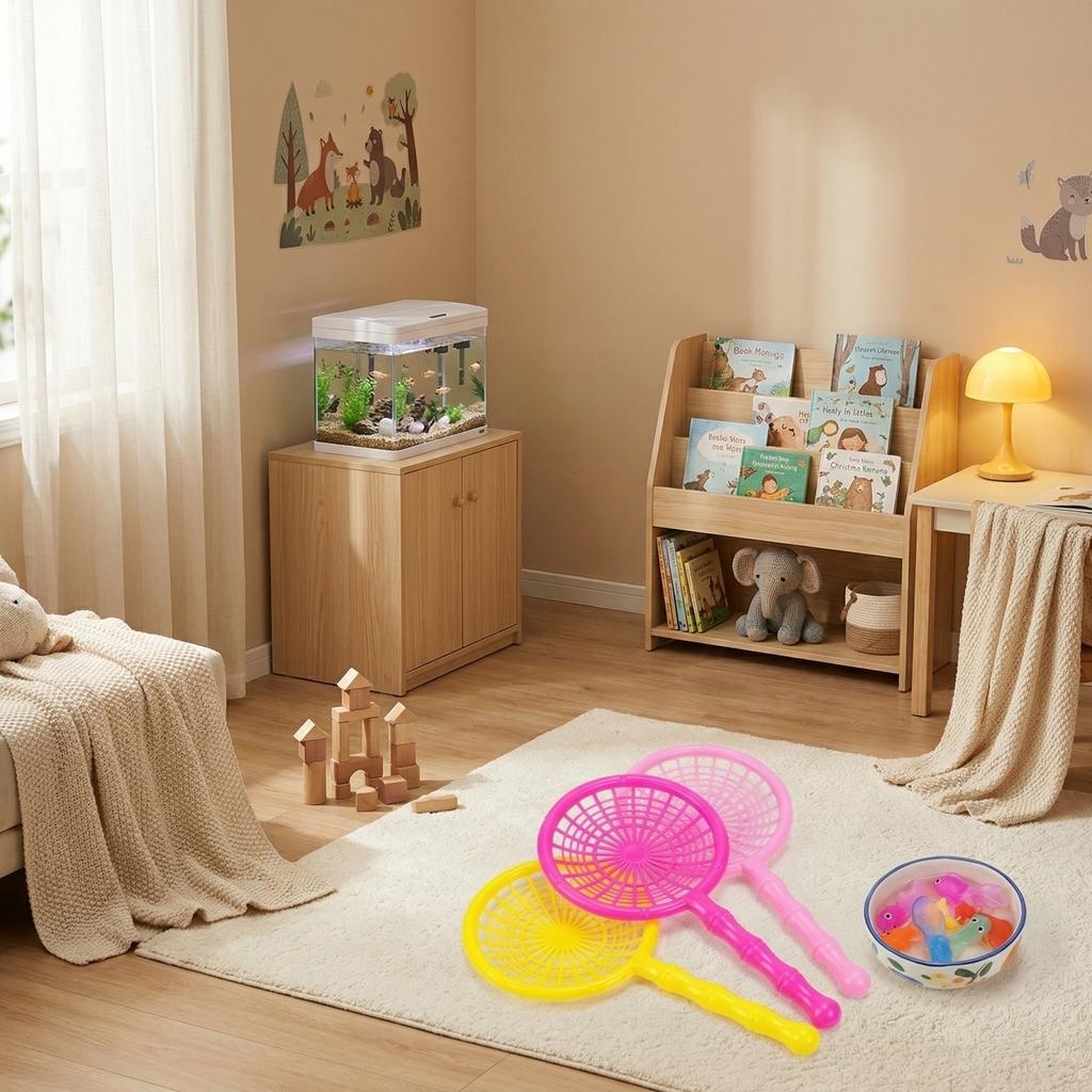 Plastic Fish Net Toy for Kids Small Goldfish Fishing Net Pond Aquarium Net Catch Net Party Favors