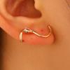 Earrings for Women S-Shape Cubic Zirconia Stud Earrings Jewelry Gift for Her On Valentine's Day Birthday Party