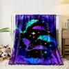 Neon Bats Starry Blanket bedroom Blanket for Livingroom Couch lunch break Soft throw for Friend's festival Gift