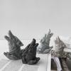 Wolf Head Silicone Candle Mold DIYs Animal 3D Plaster Resin Ornament Molds Home Decoration Crafts Gift for Enthusiasts