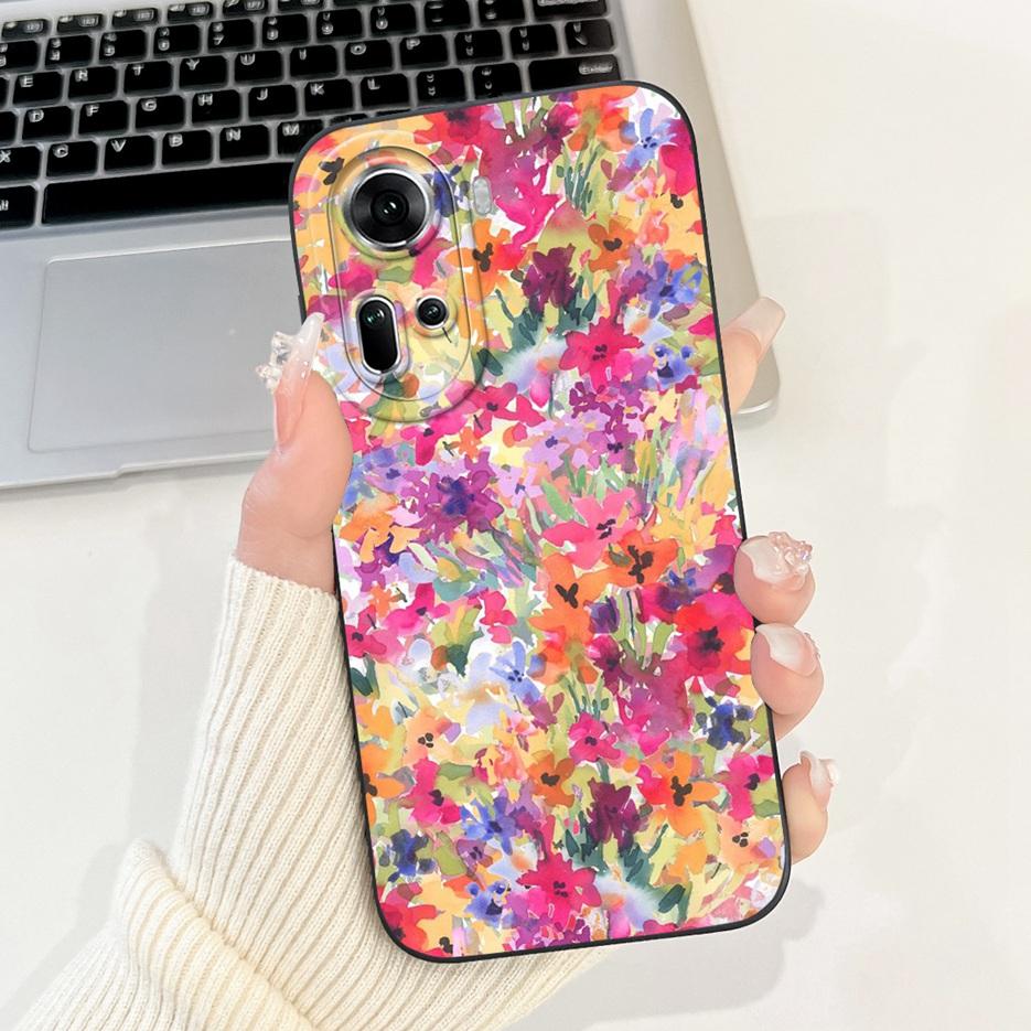 For Oppo Reno 11 5G Case Reno11 F CPH2603 Cute Panda Cartoon Cover Soft Silicone Phone Case For Oppo Reno 11 Pro Reno11 11F Bags