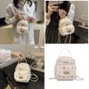 Rabbit Pattern Shoulder Bag With Soft Material And Inner Phone Pocket For Casual Outings