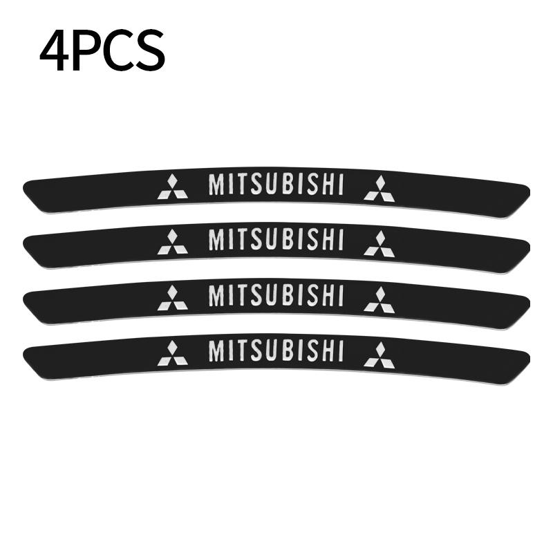 Car Logo Aluminum Stickers Car Wheel Hub Decoration For Mitsubishi Lancer 9 10 Outlander 3 Pajero ASX L200 Xpander Colt RalliArt