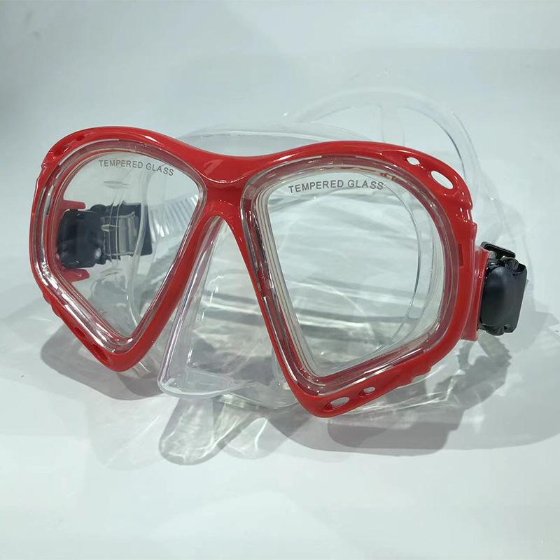 Silicone mask Tempered glass diving goggles Diving mask