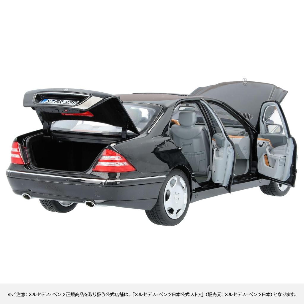 [Mercedes-Benz Collection] Genuine S600 Sedan Long (V220) 1/18 Obsidian Black