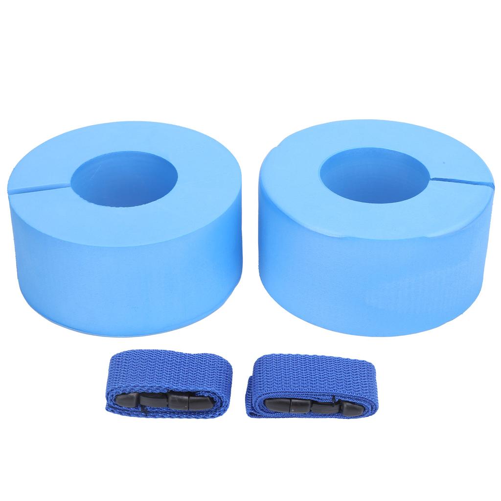2pcs EVA Swim Cuffs Water Aerobics Float Ring Ankles Arms Belts with Quick Release Buckle