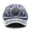 Vintage Opraná Roztrhaná Džínová Baseballová Čepice Klobouk pro Muže Ženy Retro Streetwear Cestovní Klobouk
