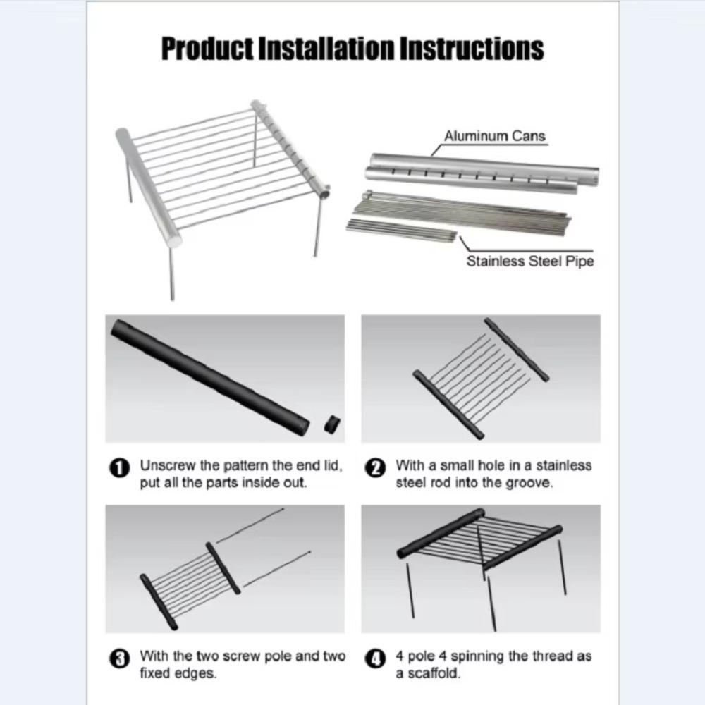 Abnehmbarer Vertikaler Grillrost Schnurgrill Vertikaler Grillspießhalter Spießhalter Outdoor