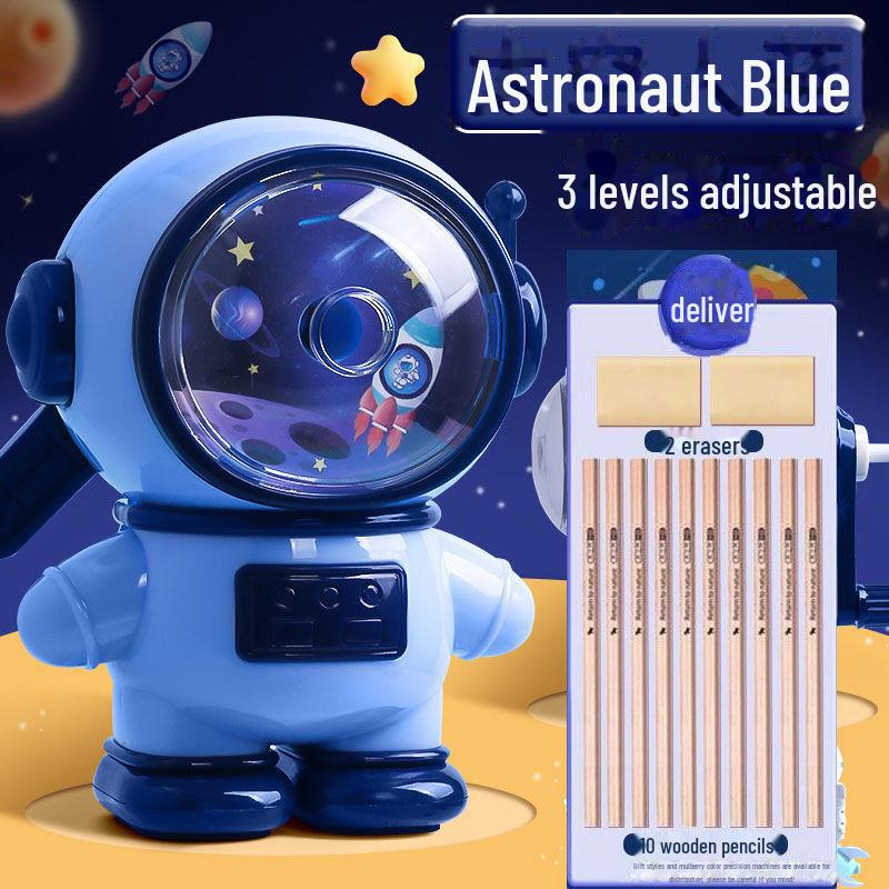 Coulomi Hand-Cranked Pencil Sharpener: Automatic Lead Feeding for Primary School Students