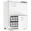 White Hot Towel Warmer Salon Depot 46L Spa Towel Warmer Includes Double Cabinet for Salons, Barbershops, Massage, and Facial Whitening
