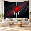 Tapestry ścienne Manchester United FC, Miękki materiał do zawieszenia na ścianie, Dekoracyjne tło do sypialni, Domowa sztuka ścienna