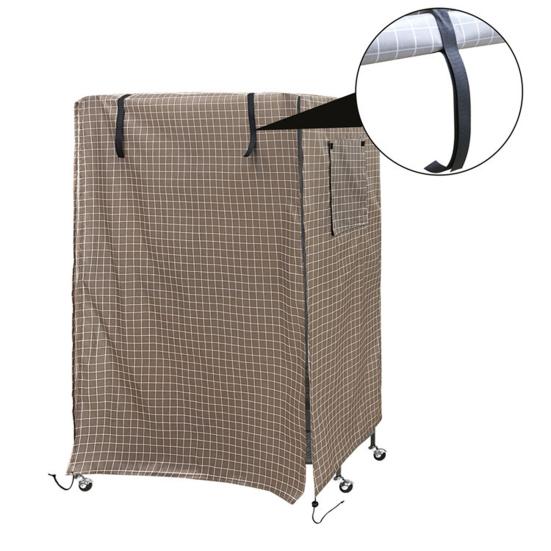 Oxford-Stoff Vogelkäfigabdeckung Regendicht Belüftungsöffnung Haustierkäfigabdeckung mit Klettband