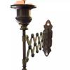 Vintage Style Extendable Taper Candle Holder Wall Mounted Candlestick Rack Decor