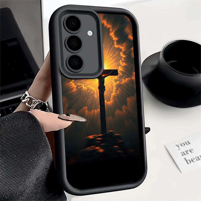 Phone Case for Samsung Galaxy A17 A16 A15 A14 A13 God Jesus Pray Cross Bible A56 A36 A26 A55 A35 A25 A54 A34 A24 A53 A33 A23 A07