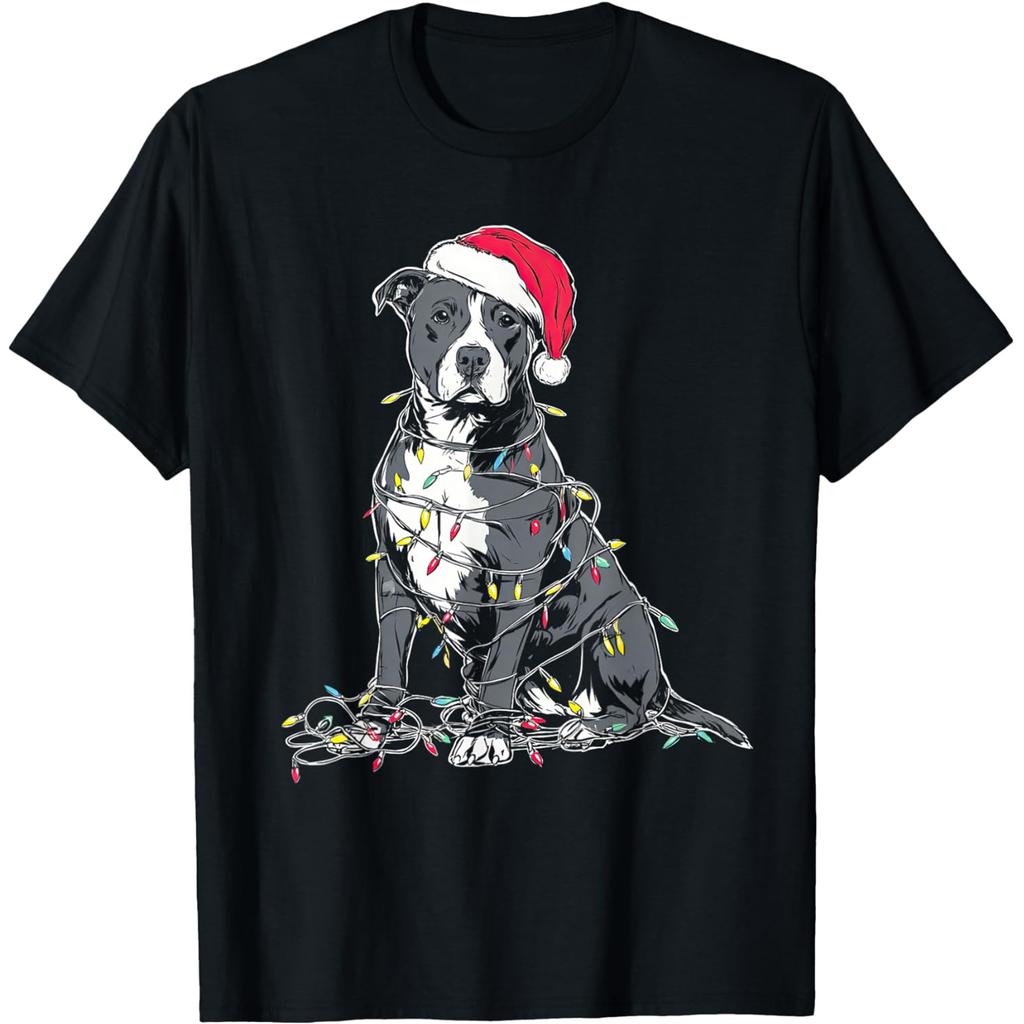 American Staffordshire Terrier Hund Amstaff T-Shirts Herren Baumwolle Humor Streetwear T-Shirt Kurzarm Unisex Lockere Kleidung
