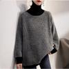 Korean Turtleneck Sweater Women Pullover Autumn Winter Loose Outerwear Lazy Style Knit Top