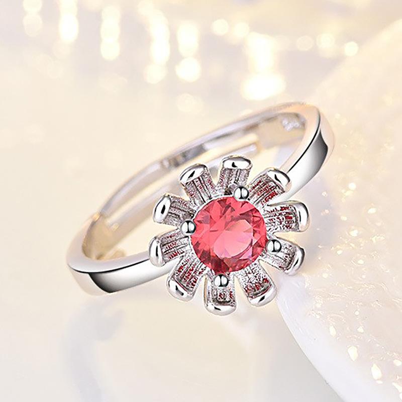 925 Sterling Silber Ring Verstellbar Schlichtheit Für Frauen Mode Exquisit Studentin Freundin Schmuck Zubehör Hochzeitsparty